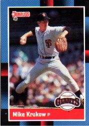 1988 Donruss Baseball Cards    116     Mike Krukow